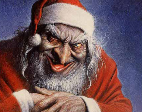 santa. Evil Santa. About the author: Robert Anton Wilson was the author of the 